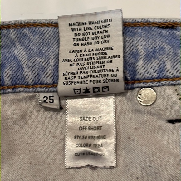 Hudson Jeans Sade Cut Off Short Light Wash High Rise Size 25 - Picture 11 of 16